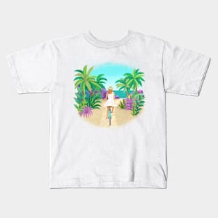 Summer ride Kids T-Shirt